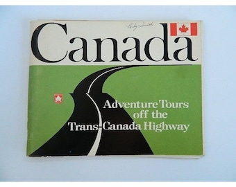 Vintage 1960's Canada Adventure Tours off the Trans-Canada Highway