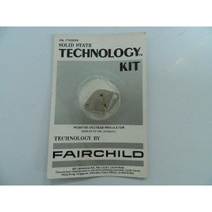 New 1970&#39;s Fairchild Kit PN FTK805K Positive Voltage Regulator