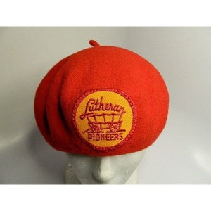 Vintage Lutheran Pioneers Red Hat