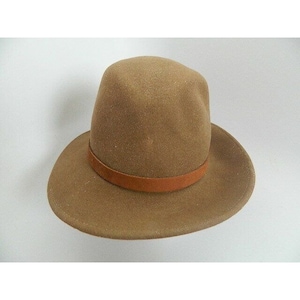 Vintage Dorfman Pacific Tan 100% Wool Felt Hat Made in USA Size M