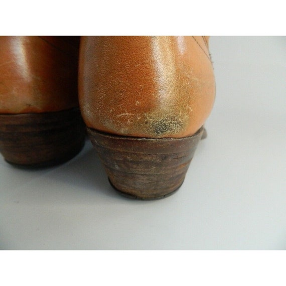Vintage Mens Dan Post Brown\Tan Cowboy Boots Size… - image 5