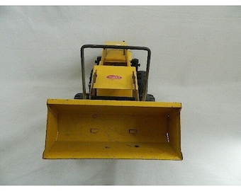 Vintage 1970&#39;s Yellow Mighty Tonka Losder XMB-975 22” Long