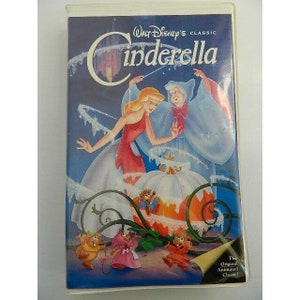 Vintage Walt Disney Black Diamond Cinderella VHS