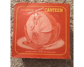 Vintage BSA 2 Quart Canteen w / Original Box