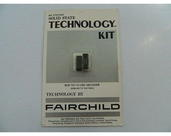 New 1970's Fairchild Kit PN FTKT042 BCD To 10-Line Decoder