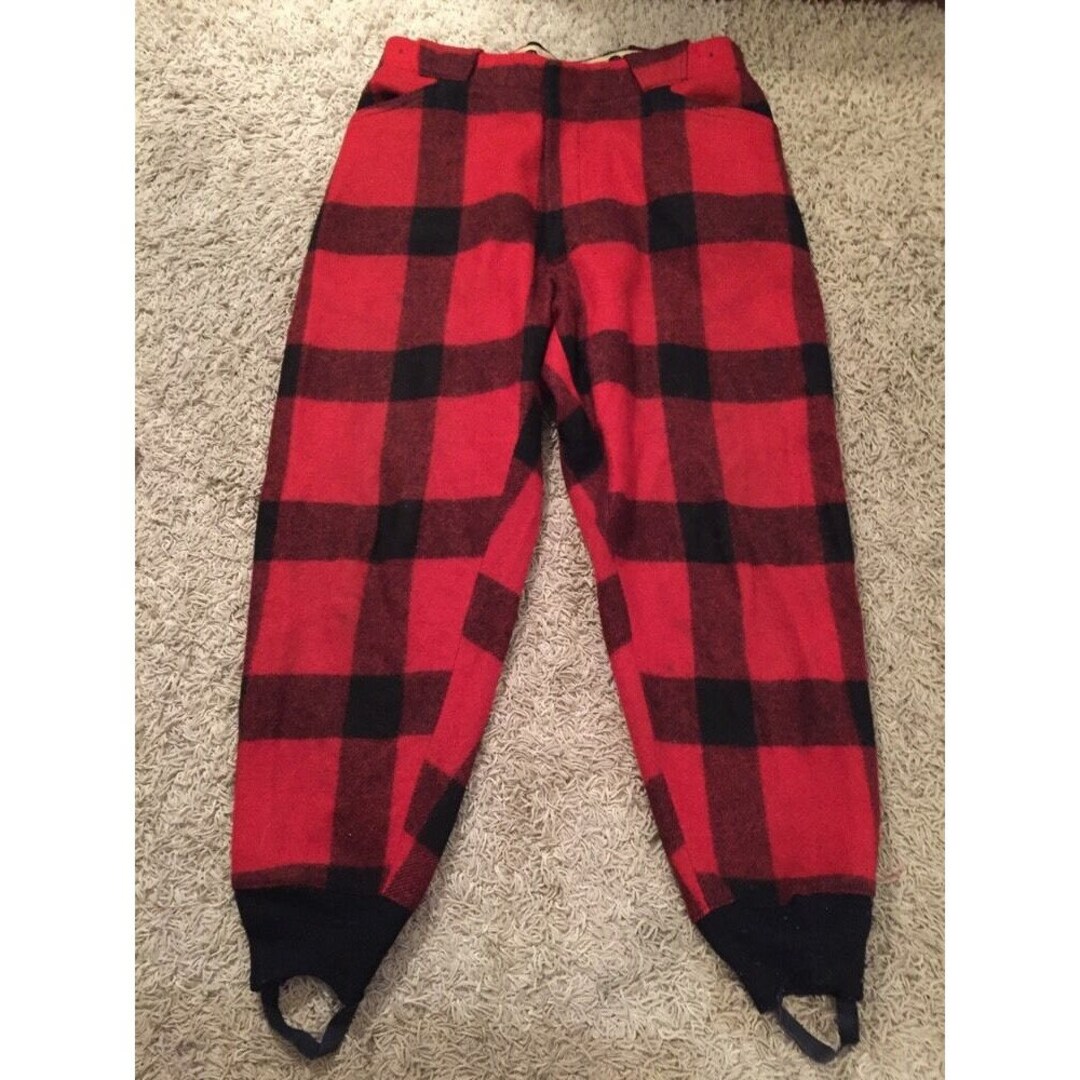 Vintage Heavy White Stag Westwools Plaid Wool Hunting Pants - Etsy