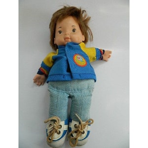 Vintage Fisher Price Toys #205 13&quot; Lapsitter Baby Doll Toy