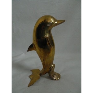 Vintage 11” Bronze Dolphin