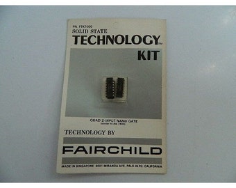 New 1970's Fairchild Kit PN FTKT000 Quad 2-Input NAND Gate