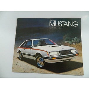 Vintage 1980 Ford Mustang Original Autohaus Verkaufsbroschüre