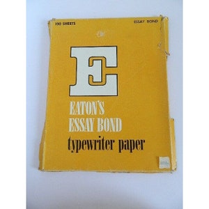 Vintage Eaton Essay Bond Typewriter