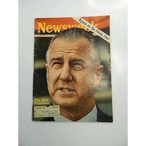 Vintage Newsweek Magazine November 17, 1969 Spiro T. Agnew Apollo 12 Space