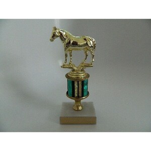Vintage 1995 Equestrian 7.5” Marble Base Trophy #5