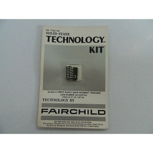 New 1970&#39;s Fairchild Kit PN FTL132 Quad 2-Input Nand Gate Schmitt Trigger