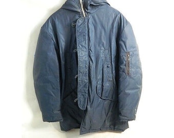 Vintage 70s N3-B Style Parka Jacket YOUTH XL, Adult XS Original