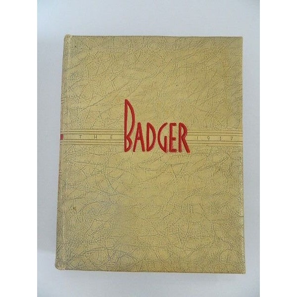 1937 Badger University of Wisconsin Yearbook