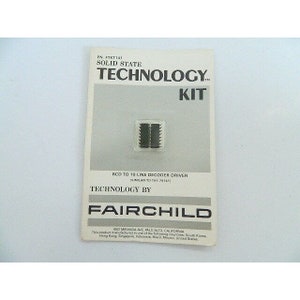 New 1970&#39;s Fairchild Kit PN FTKT141 BCD To 10-Line Decoder Driver