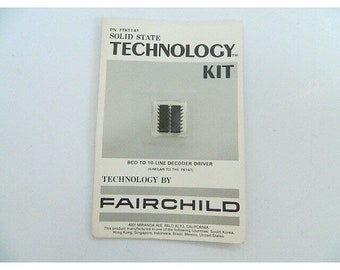 New 1970's Fairchild Kit PN FTKT141 BCD To 10-Line Decoder Driver