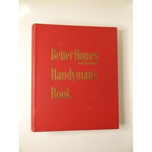 millésime 1951 Better Homes and Gardens Handyman’s Ring Binder Book Première édition