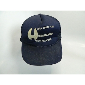 Vintage Honda Hanna Engine Plant Trucker Adjustable Baseball Hat