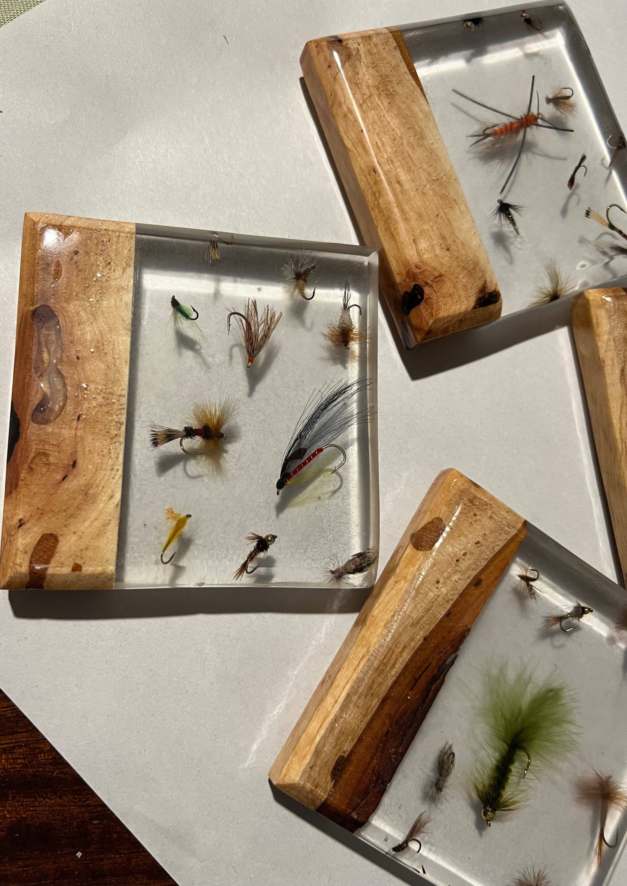 Build Your Own Fly Fishing Coasters Etsy