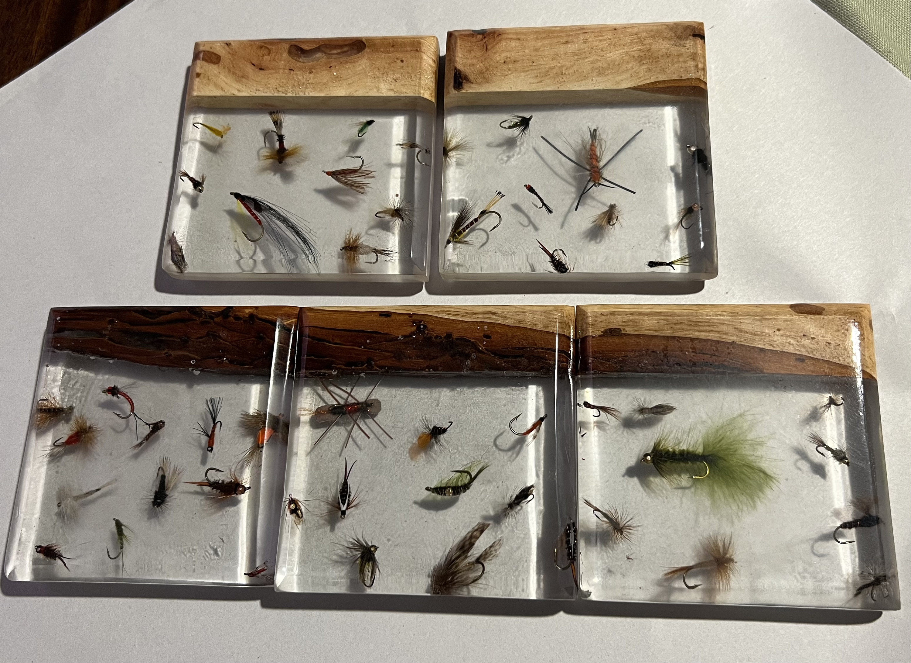 Build Your Own Fly Fishing Coasters Etsy