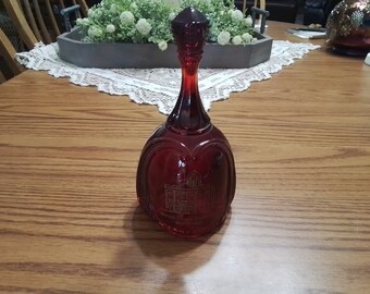 Fenton Red Bell Honoring the Monroe County Courthouse (Ohio) Built in 1906