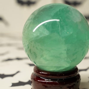 Green Fluorite Sphere