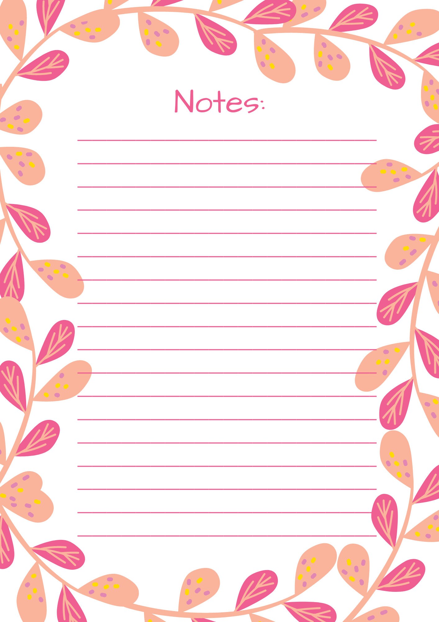 Note Page - Etsy