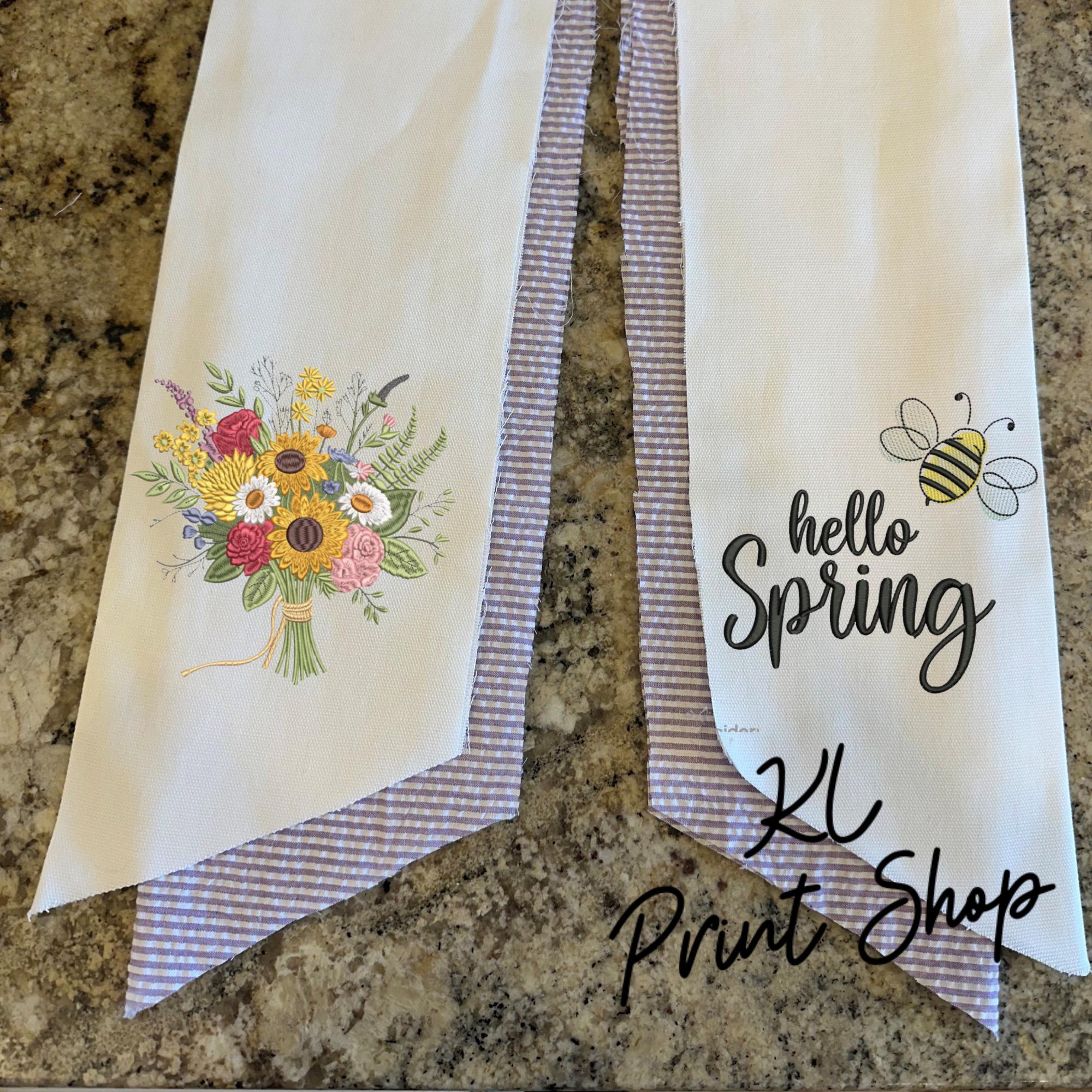 Spring Sashes Spring Wreath Sash, Spring Gift, Personalized Sash, Wreath Sash, Spring ...