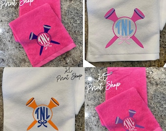 Monogrammed Towel, Golf Towel, Golf Gift, Womens golf towel, Womens golf gift, custom golf towel, embroidered golf gift, personalized golf