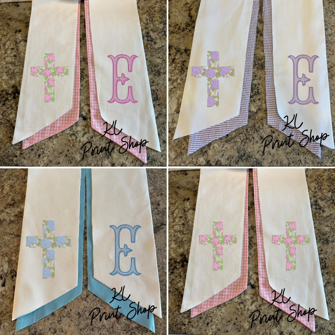Spring Sashes Hydrangea Wreath Sash, Spring Sash, Sash for Front Door, Wreath Ribbon ...