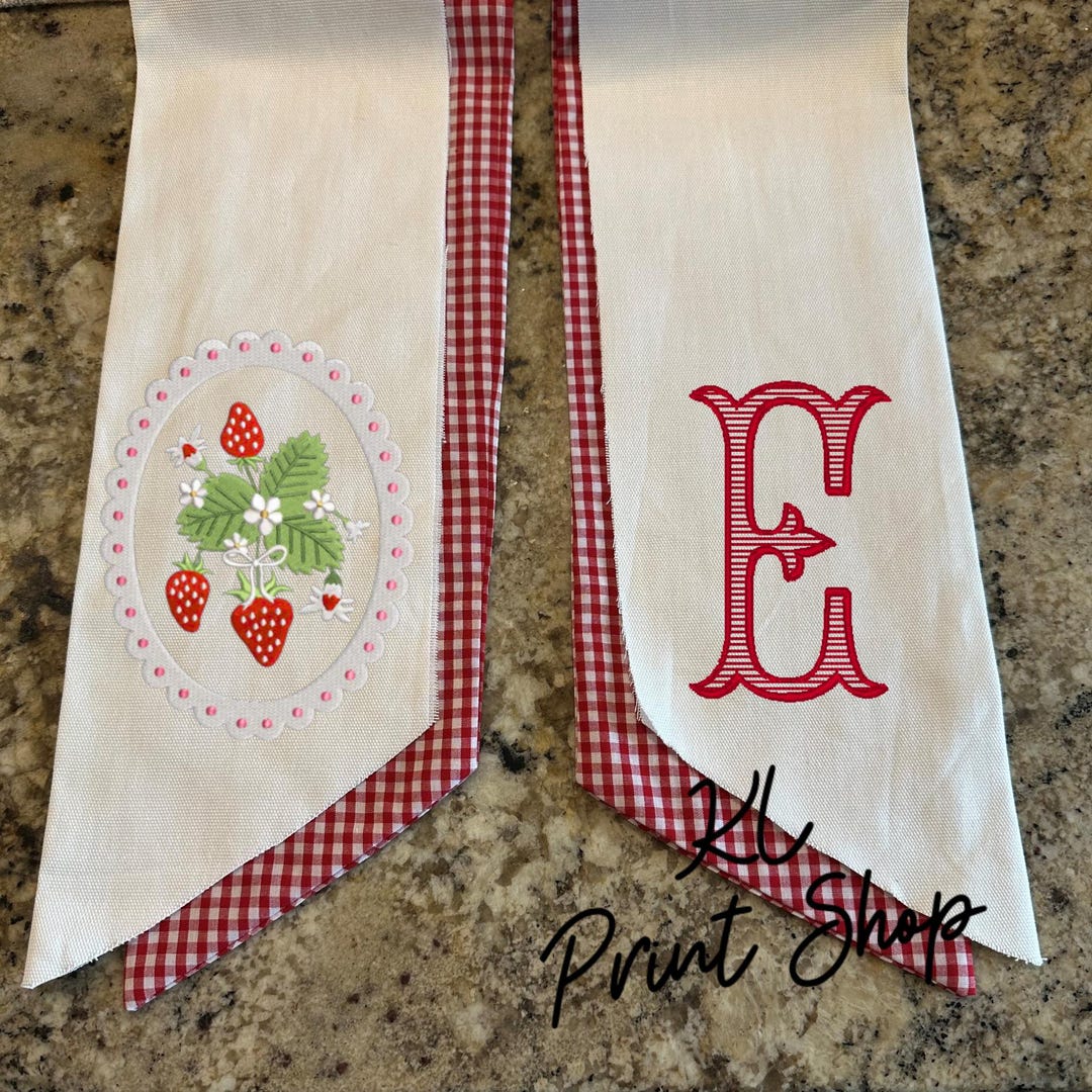 Spring Sashes Personalized Wreath Sash, Strawberry Sash, Spring Wreath Sash, Spring ...