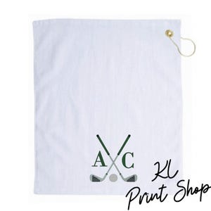 Custom Golf Towel, Golf Towel, Embroidered golf towel, Custom sports towel, groomsmen gift, Fathers Day Gift, Personalized towel, golf gift