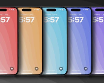 Paquete de ondas pastel: cinco fondos de pantalla para iPhone