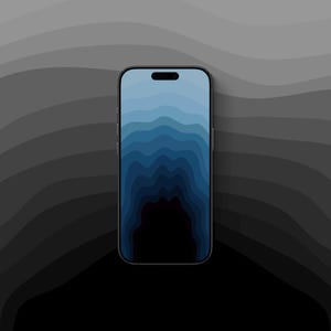 Tiefes Blau des Ozeans - iPhone Hintergrundbild