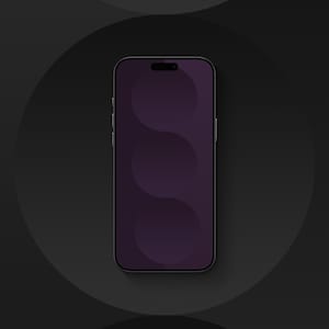 Spheres Plum - iPhone Wallpaper