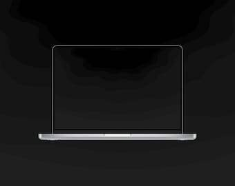 Fondo de pantalla de Mac: Profundidades del océano en negro