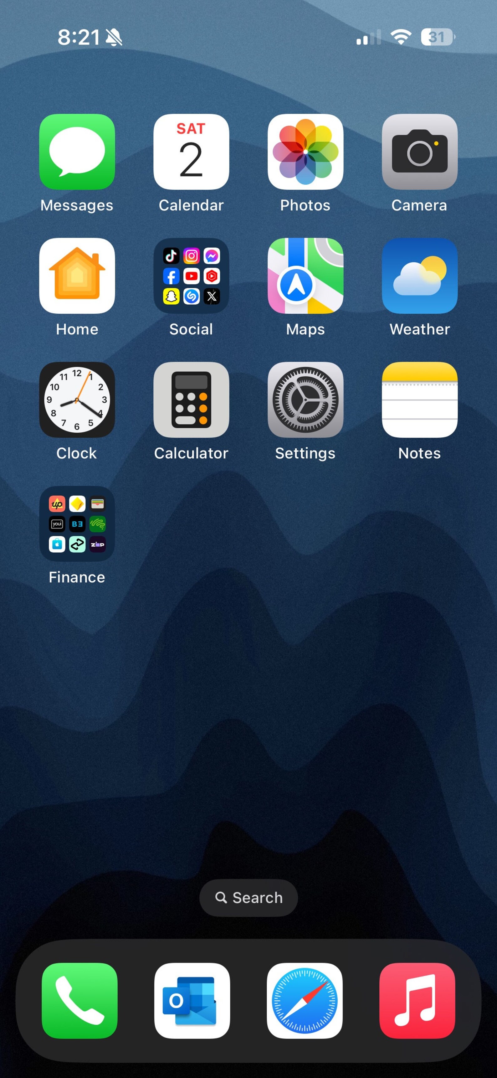 The Deep Blue iPhone Wallpaper Etsy