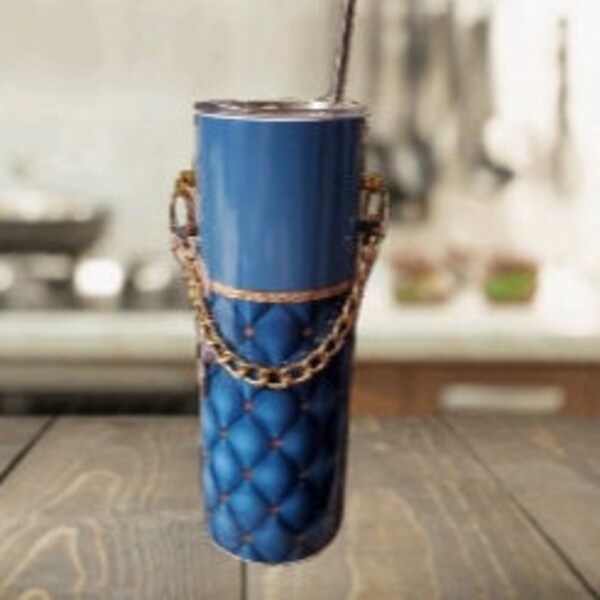 Tumbler Purse With Chain Etsy