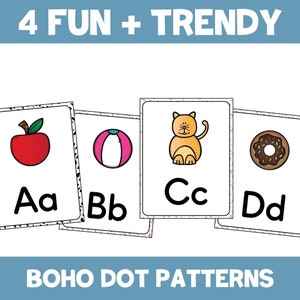 Alphabet Posters, Primary Classroom Decor, Kindergarten Letter ...