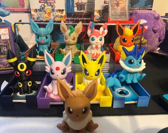 Eeveelutions Figure Model 3d Printed Statue 4 inch