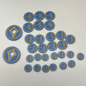 Lorcana TCG Tokens 3d Printed Set