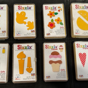 Sizzix Original Medium Yellow Dies - Gently Used