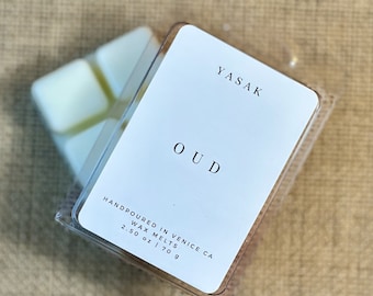 Oud Wax Melts: Patchouli & Ylang Ylang Scented, Handmade