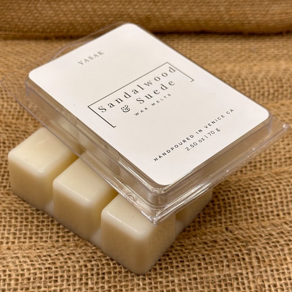 Sandalwood & Suede Wax Melts Strong Scented Wax Melts/tarts