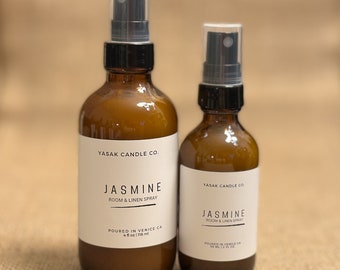 Jasmine Room & Linen Spray - Mist for Refreshing Spaces