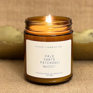 Palo Santo Patchouli Soy Candle