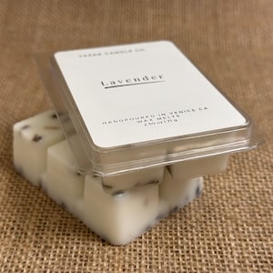 Lavender Wax Melts With Dried Lavender Buds for Warmer/Burner| Lavender Wax Tarts.