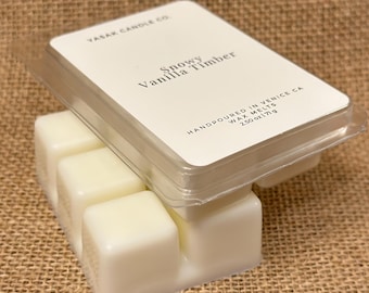 Snowy Vanilla Timber Wax Melts |Wax Tarts For Warmer/Burner.